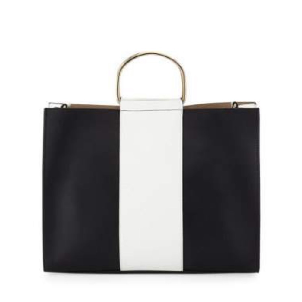 Black colorblock tote bag ‼️‼️